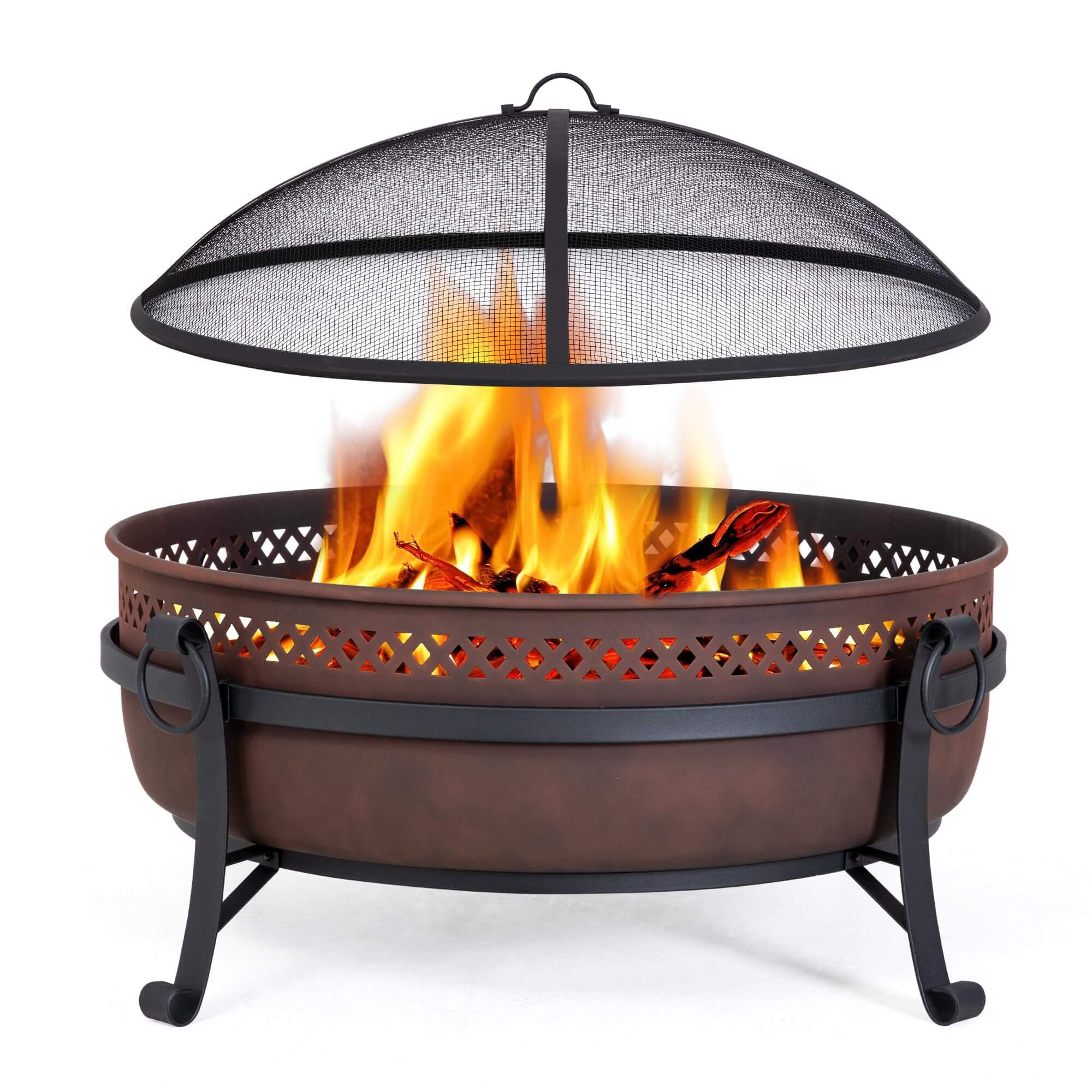 Outdoor-Bonfire-Wood-Burning-Fire-Pit-with-Grill-and-Fireplace-Poker#size_40-inch