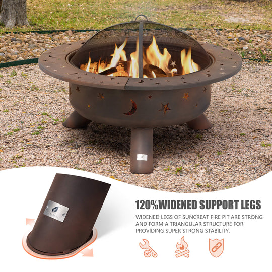 Outdoor-Bonfire-Wood-Burning-Fire-Pit#size_42-inch-star-pattern