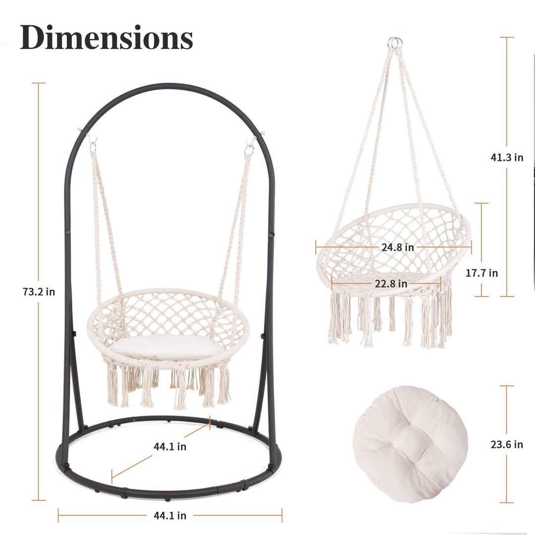 Heavy-Duty-Hammock-Chair-with-Stand#color_beige-2