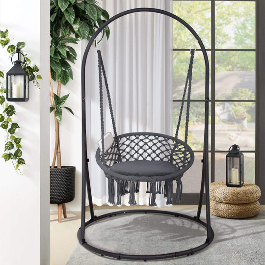 Heavy-Duty-Hammock-Chair-with-Stand#color_gray-2