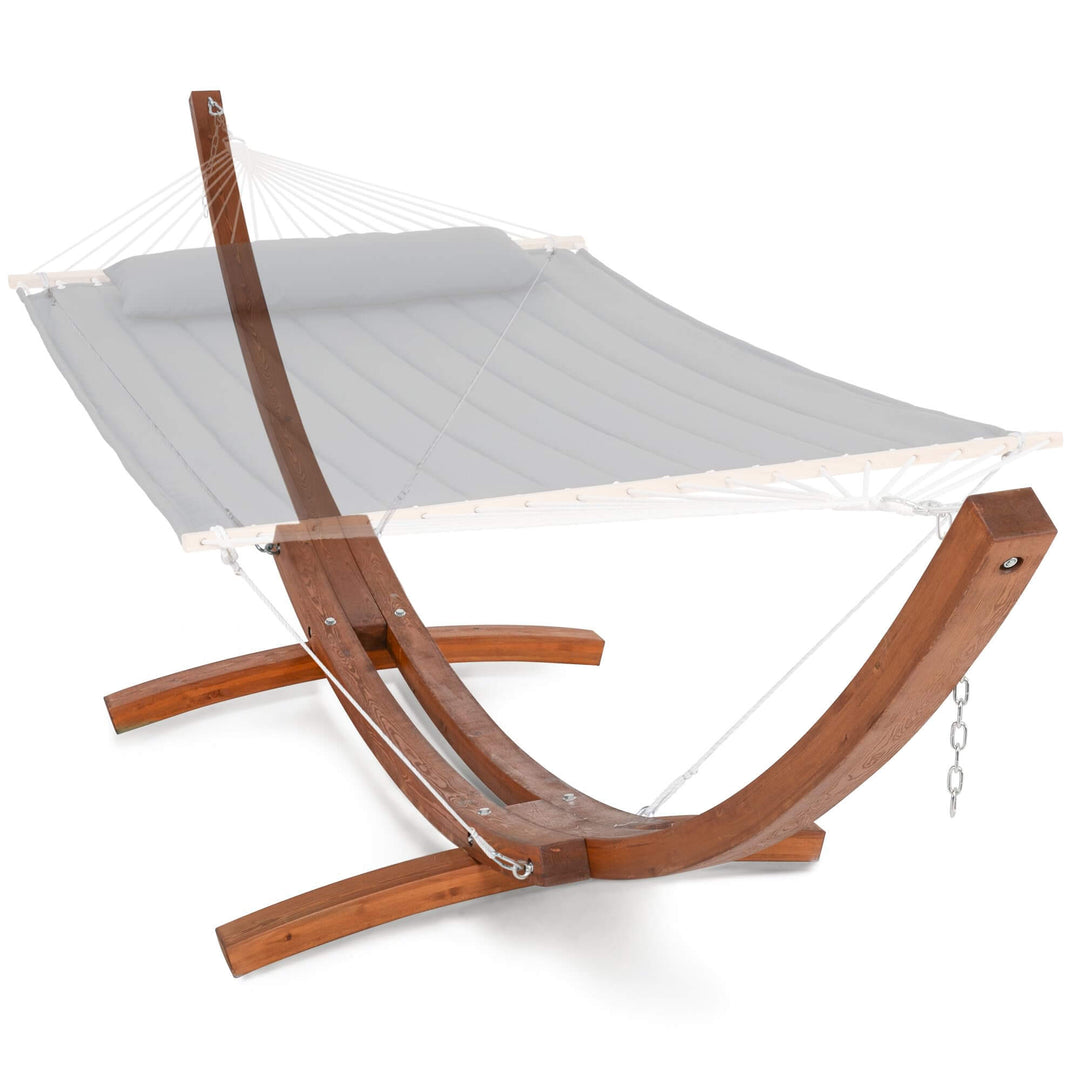 SUNCREAT wooden hammock stand#material_wooden