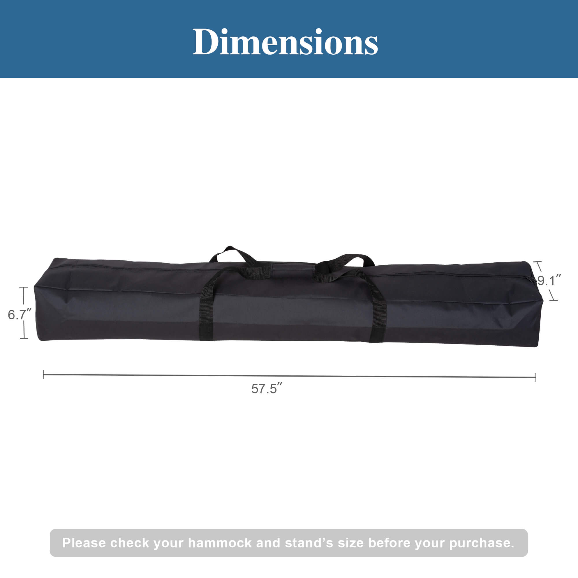 hammock storage bag#color_black