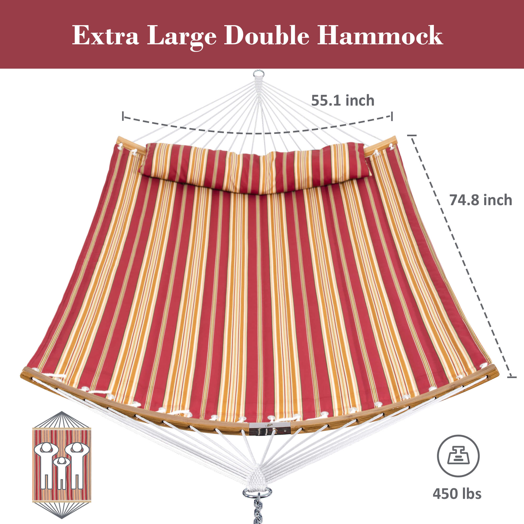 SUNCREAT-Double-Hammock-with-Curved-Bar-Navy-Blue#color_red-stripes