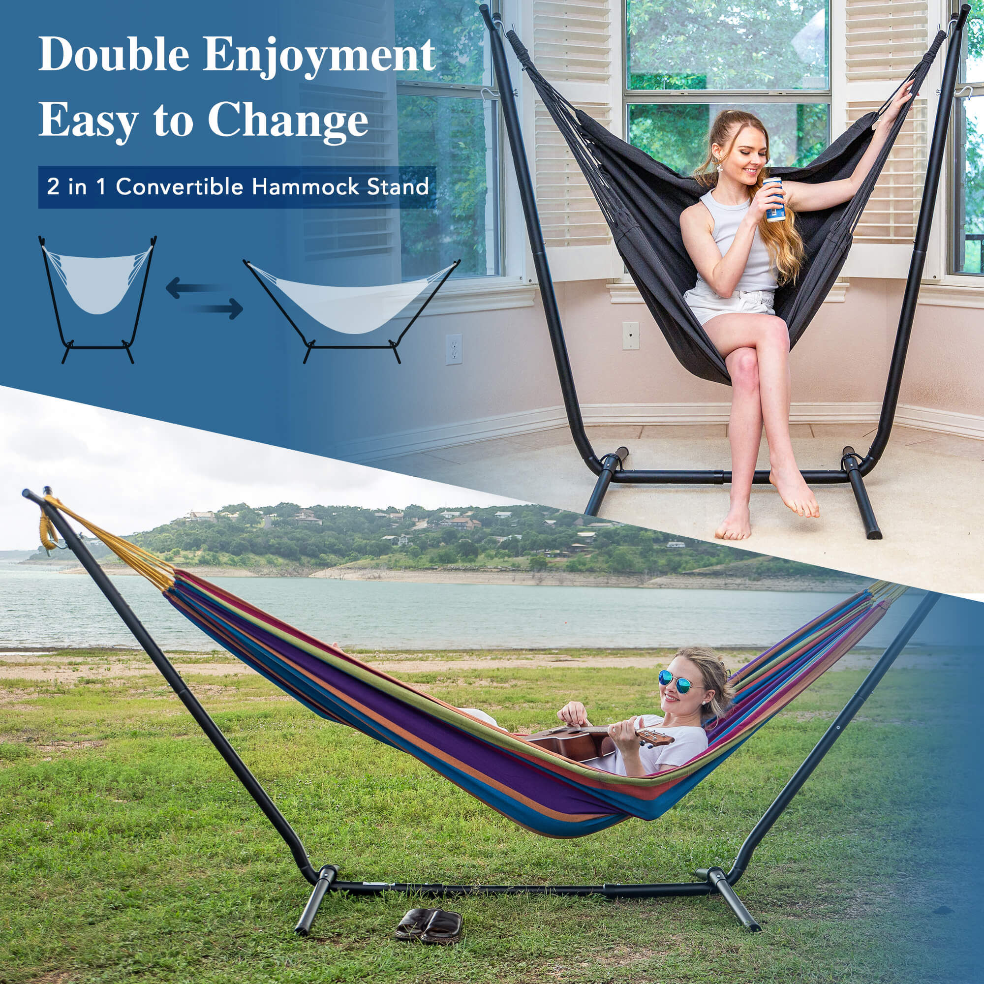 SUNCREAT-2-in-1 Heavy-Duty-2-Person-Hammock-with-Stand#color_purple-stripes