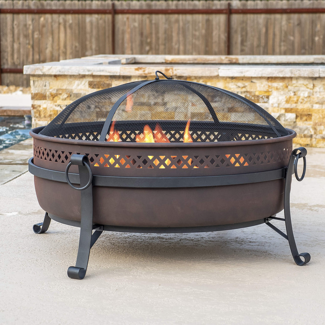 Outdoor-Bonfire-Wood-Burning-Fire-Pit-with-Grill-and-Fireplace-Poker#size_40-inch