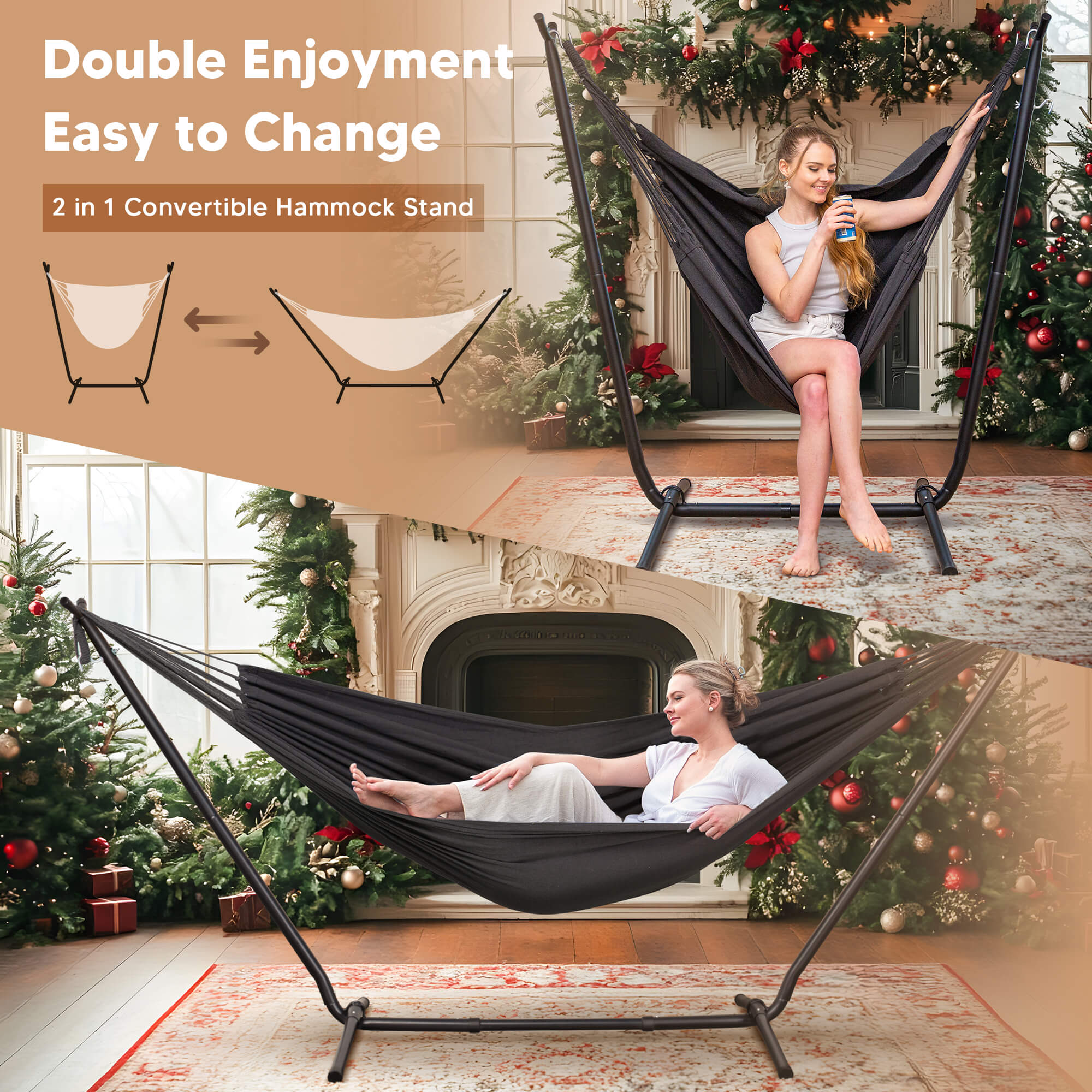 SUNCREAT-2-in-1 Heavy-Duty-2-Person-Hammock-with-Stand#color_dark-gray