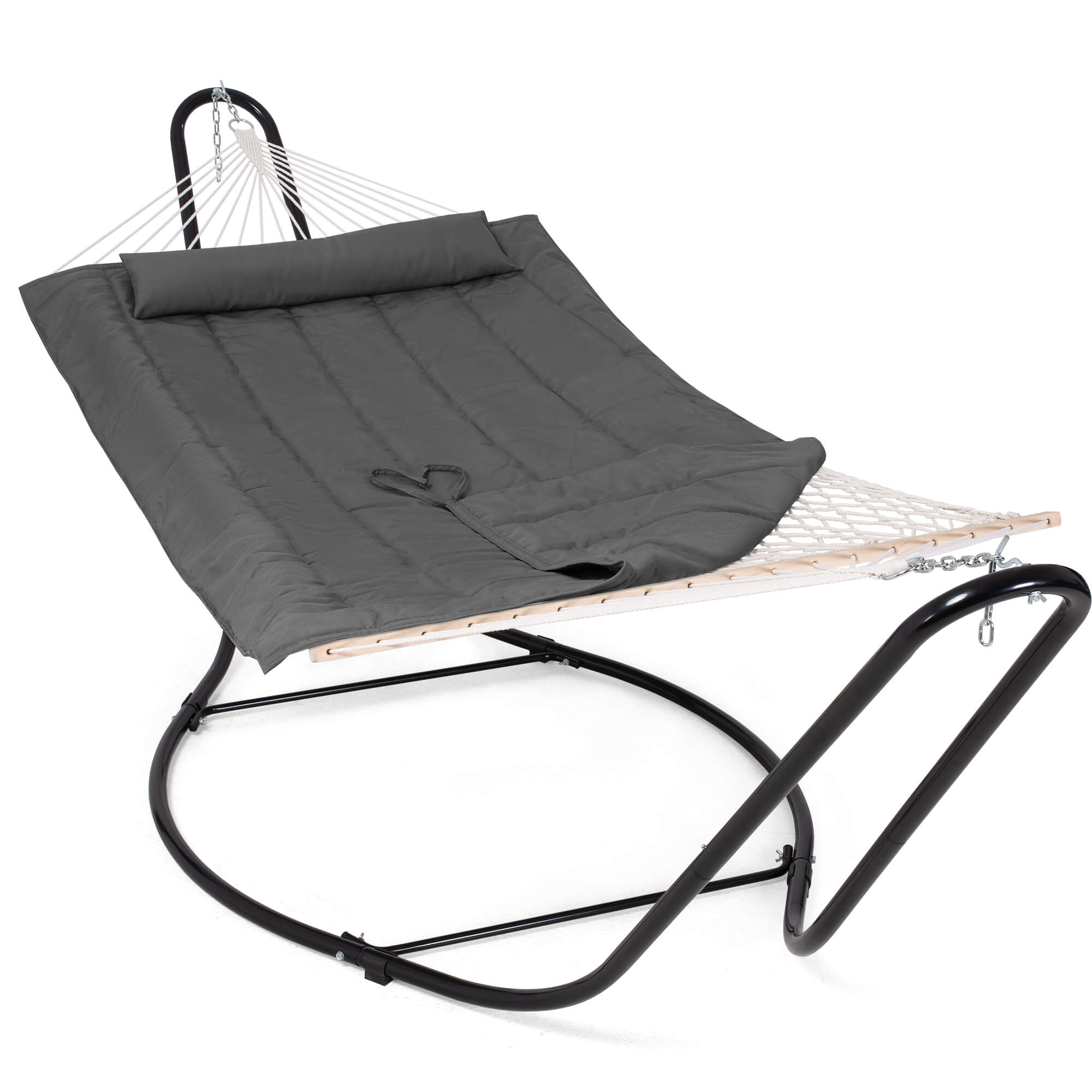 hammock with stand#color_dark-gray