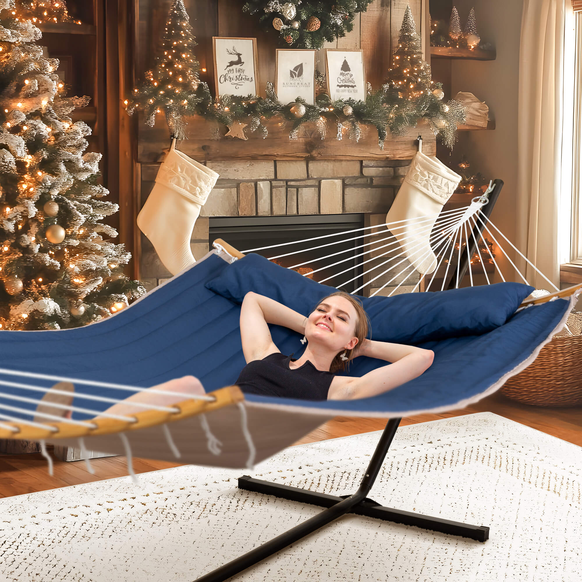 SUNCREAT-Double-Quilted-Hammock-with-Stand-Dark-Blue#color_dark-blue