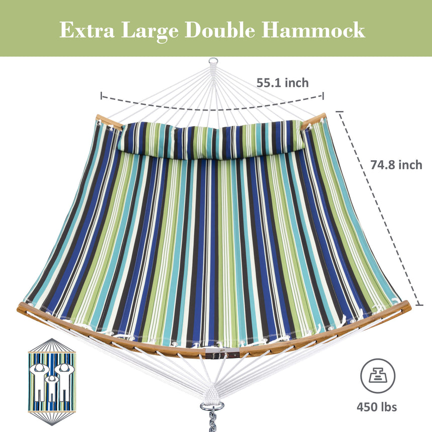 SUNCREAT-Double-Hammock-with-Curved-Bar-Navy-Blue#color_green-blue