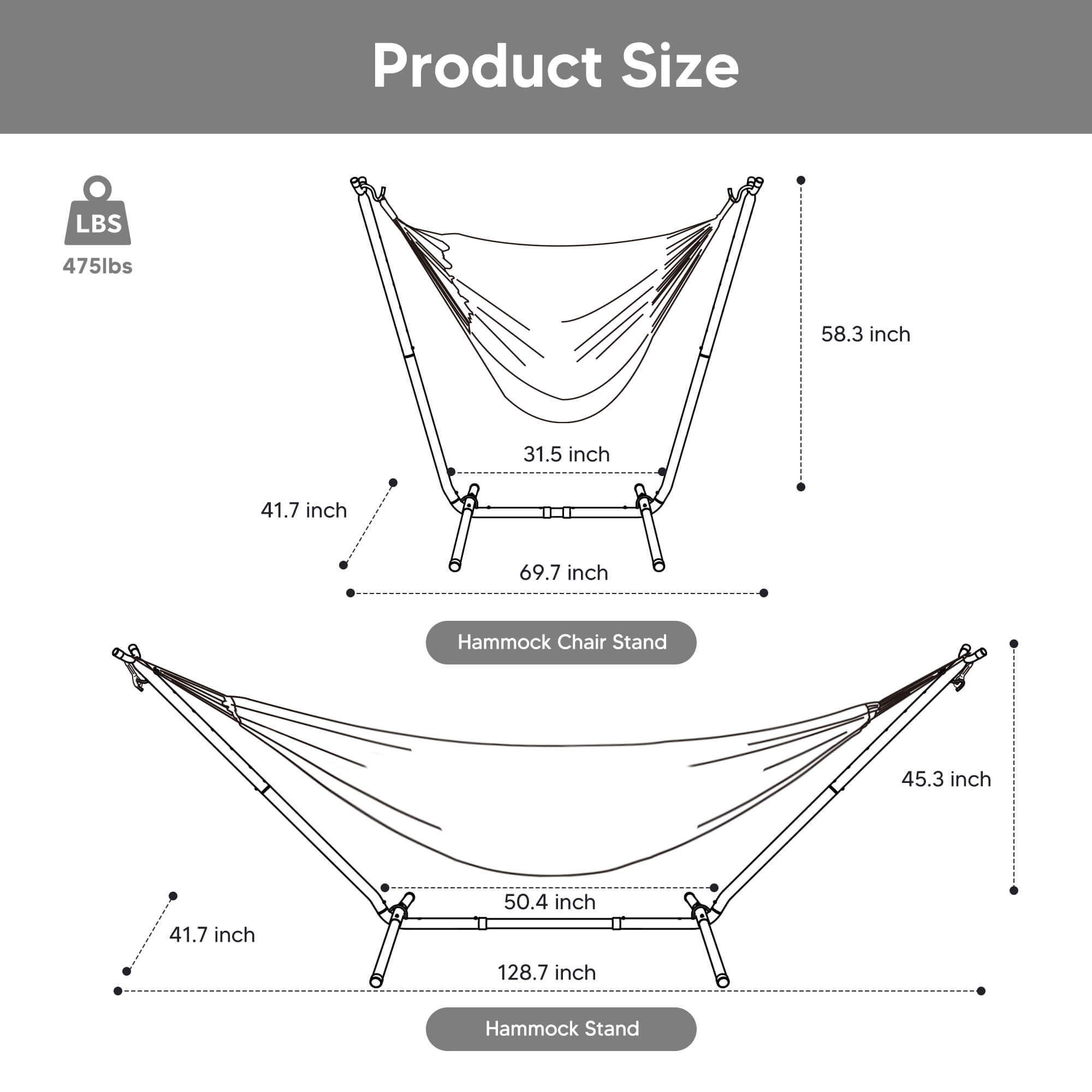 SUNCREAT-2-in-1 Heavy-Duty-2-Person-Hammock-with-Stand#color_light-gray