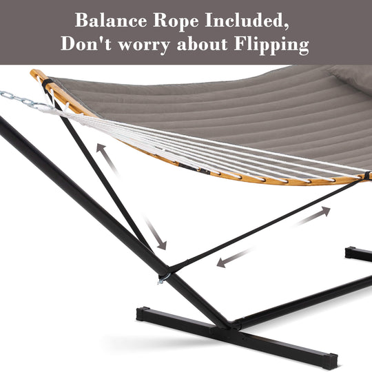 SUNCREAT-Double-Quilted-Hammock-with-Stand-Brown-gray#color_brown-gray