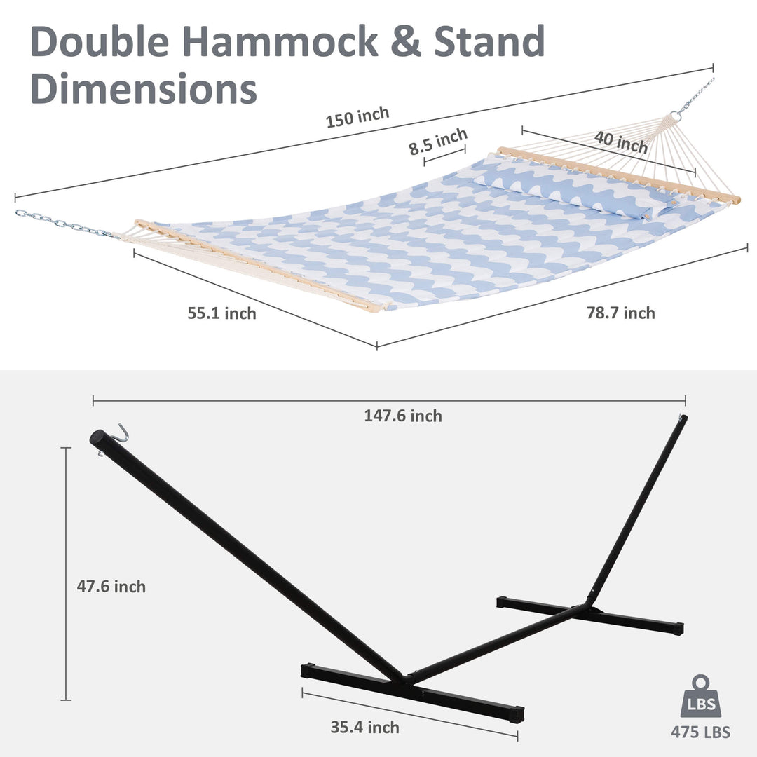 SUNCREAT-Double-Hammock-with-Stand-Gray-Waves#color_gray-waves