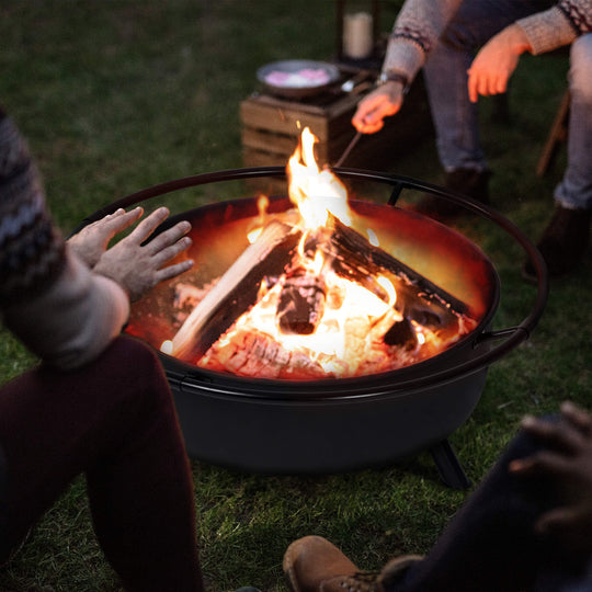 Outdoor-Bonfire-Wood-Burning-Fire-Pit#size_42-inch-black