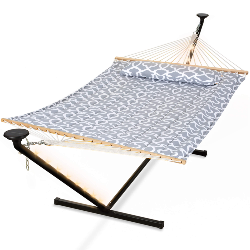 hammock with stand#color_light-gray