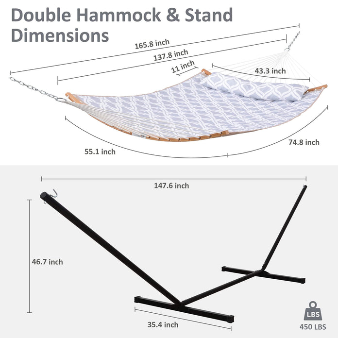 SUNCREAT-Double-Quilted-Hammock-with-Stand-Gray-Drops#color_gray-drops