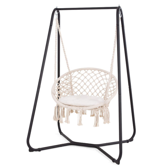 Heavy-Duty-Hammock-Chair-with-Stand#color_beige-1