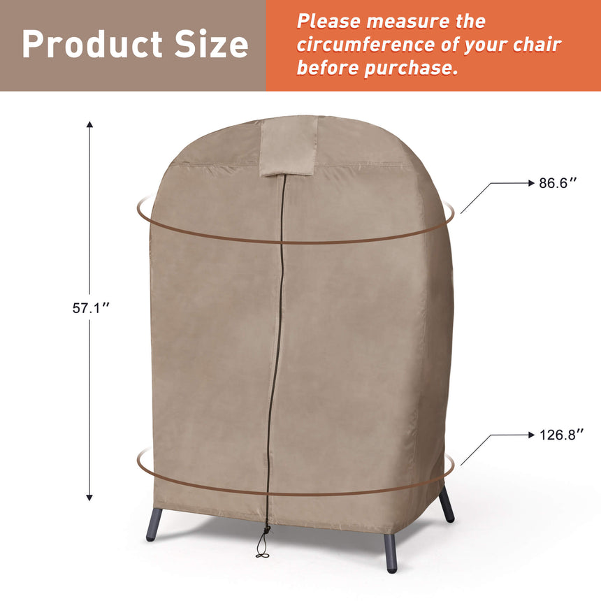 SUNCREAT Egg Chair Cover#size_for-egg-chair-coffee