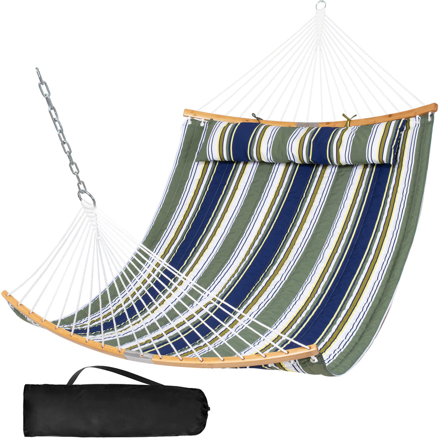SUNCREAT-Double-Hammock-with-Curved-Bar-Navy-Blue#color_dark-blue-stripes