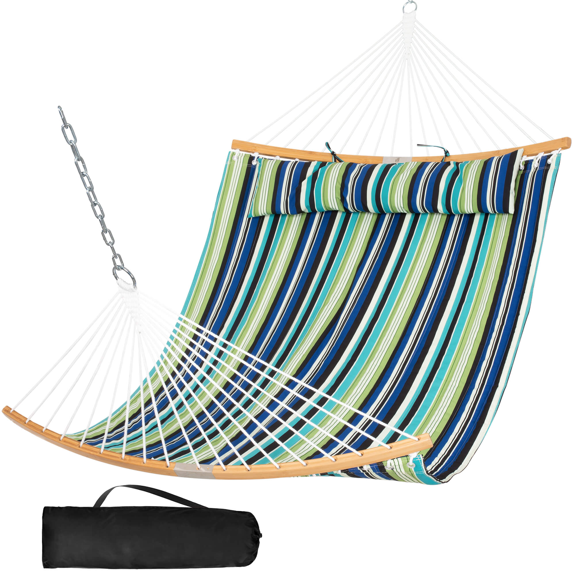 SUNCREAT-Double-Hammock-with-Curved-Bar-Navy-Blue#color_green-blue