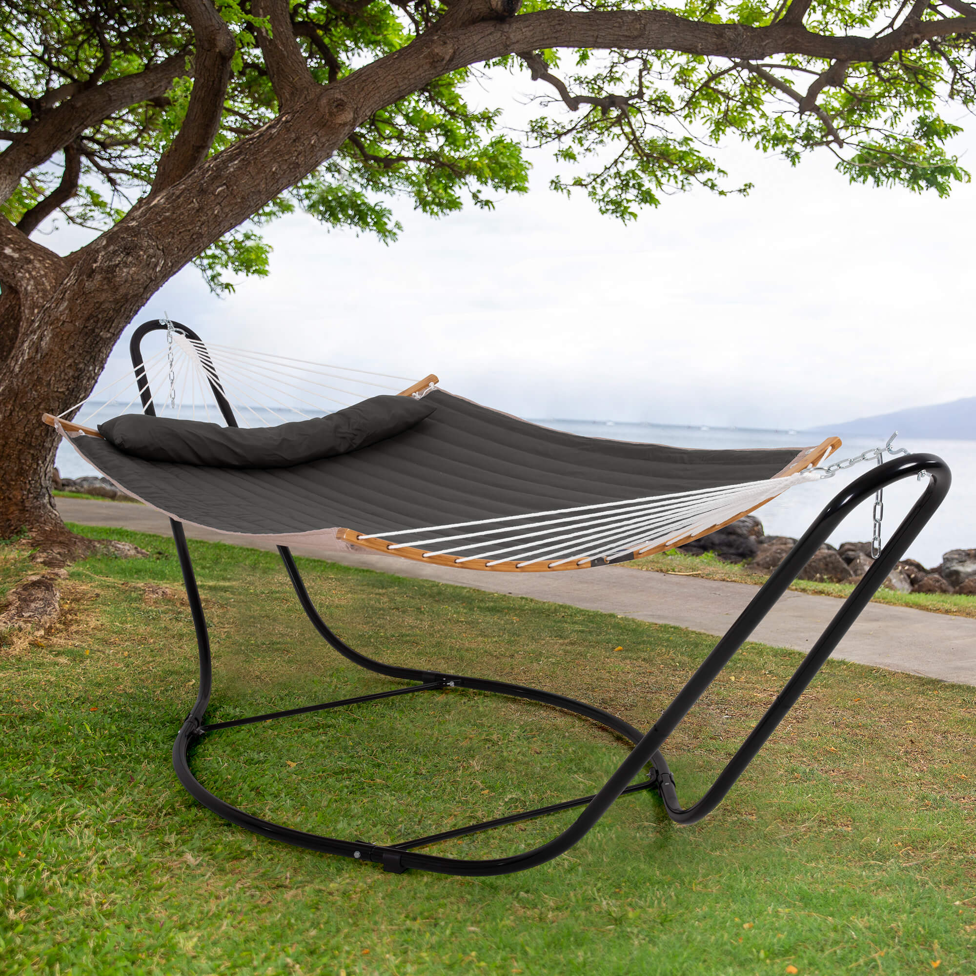 Outdoor-Heavy-Duty-Hammock-with-Stand#color_dark-gray