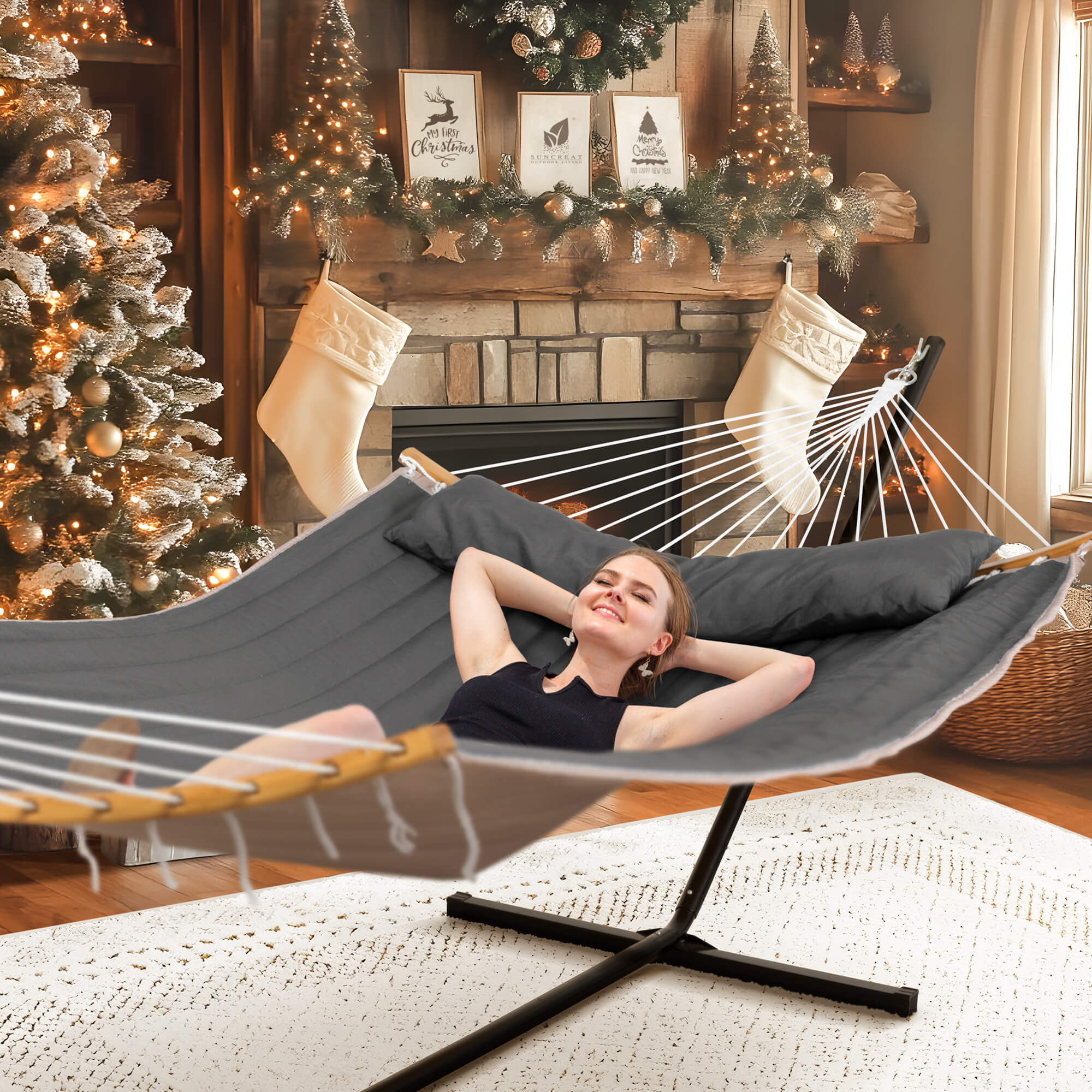 SUNCREAT-Double-Quilted-Hammock-with-Stand-Dark-Gray#color_dark-gray