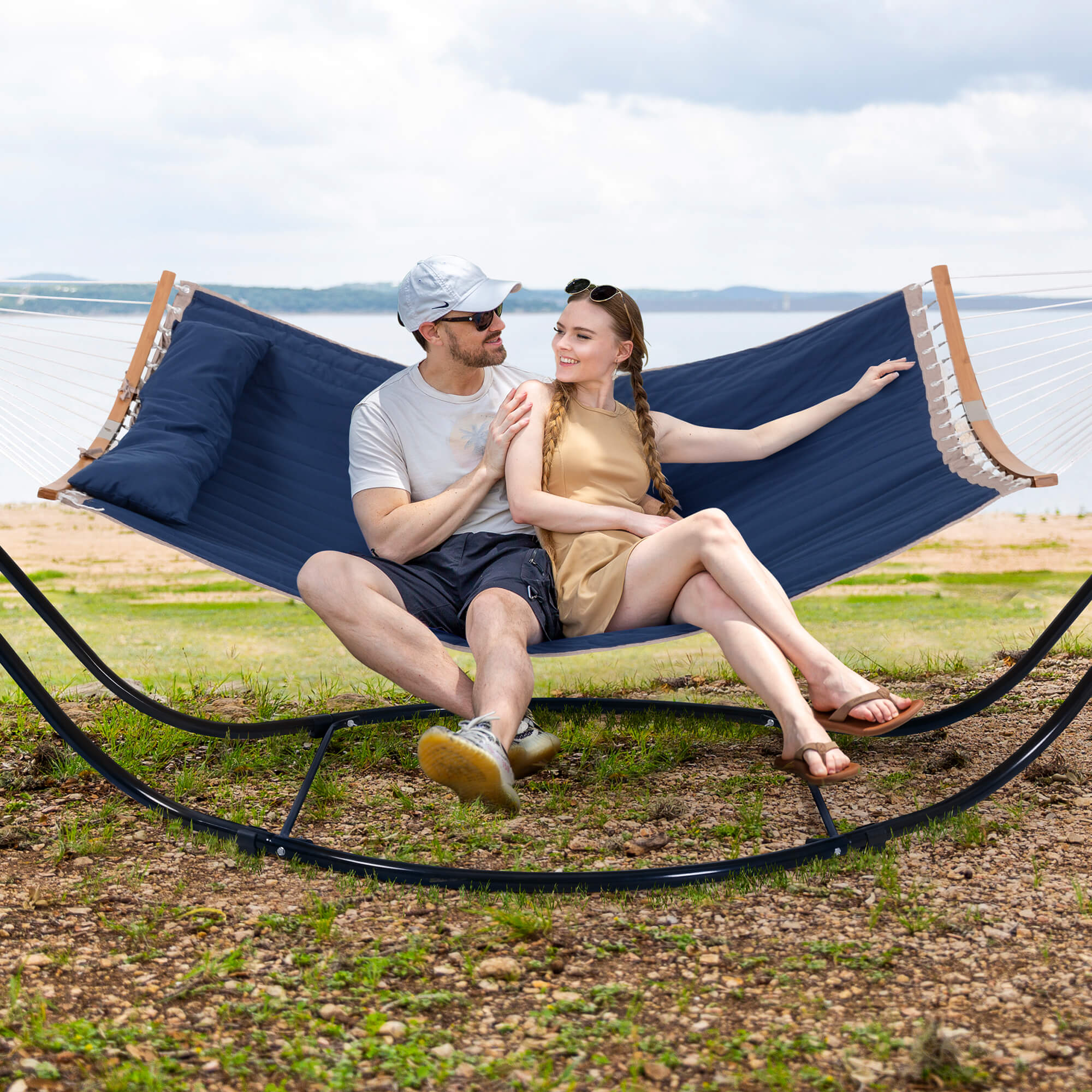 Outdoor-Heavy-Duty-Hammock-with-Stand#color_navy