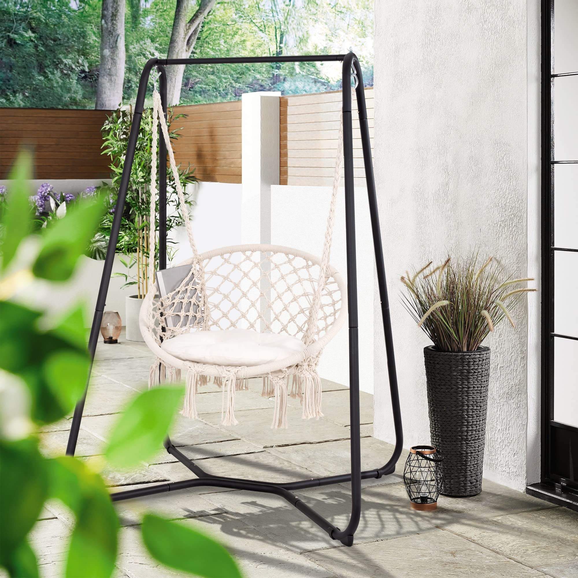 Heavy-Duty-Hammock-Chair-with-Stand#color_beige-1