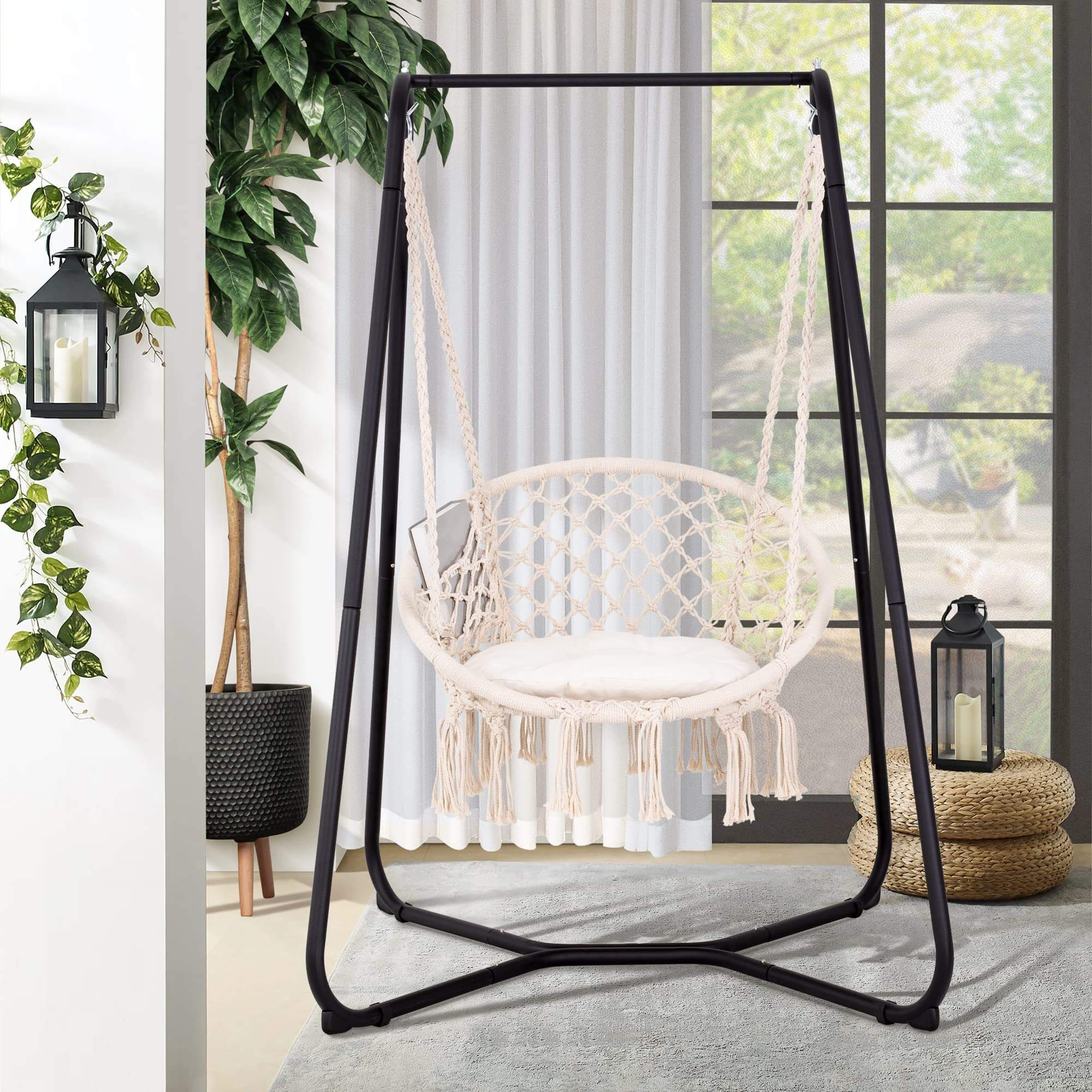 Heavy-Duty-Hammock-Chair-with-Stand#color_beige-1