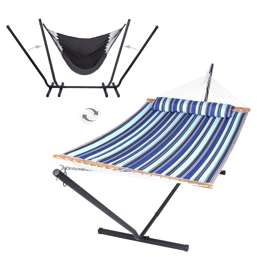 SUNCREAT-2-in-1-Stand-Alone-Hammock-and-Stand-for-Backyard-Patio-Garden-Blue-Stripes#color_blue-stripes