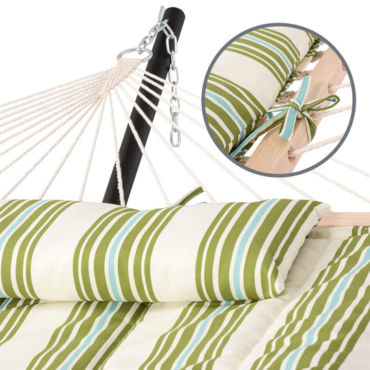 SUNCREAT-2-Layer-Cotton-Rope-Hammock-Green-Beige#color_green-beige