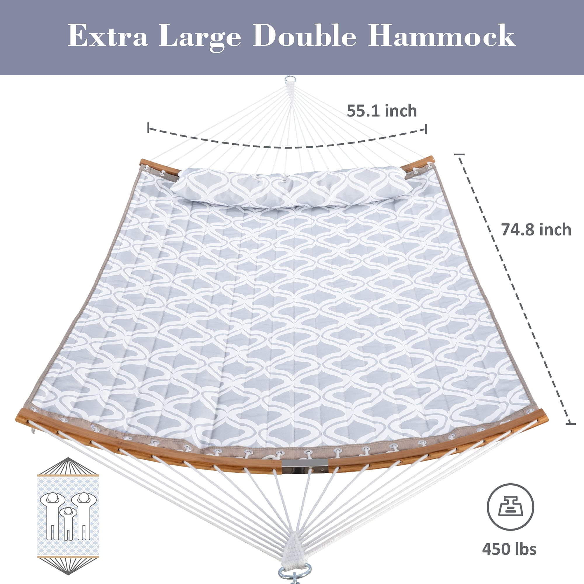 SUNCREAT-Double-Quilted-Hammock-with-Stand-Gray-Drops#color_gray-drops