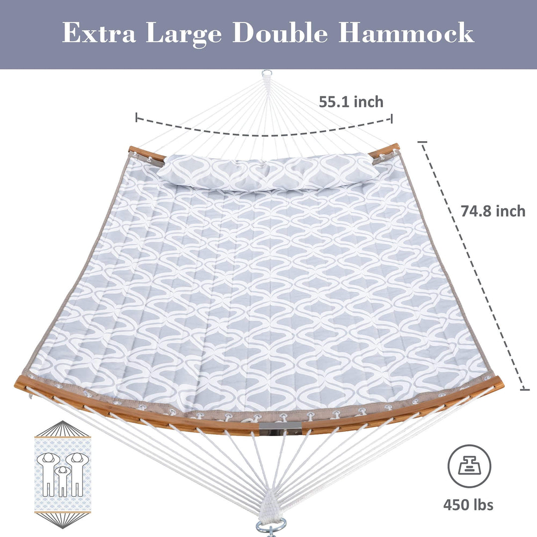 SUNCREAT-Double-Quilted-Hammock-with-Stand-Gray-Drops#color_gray-drops