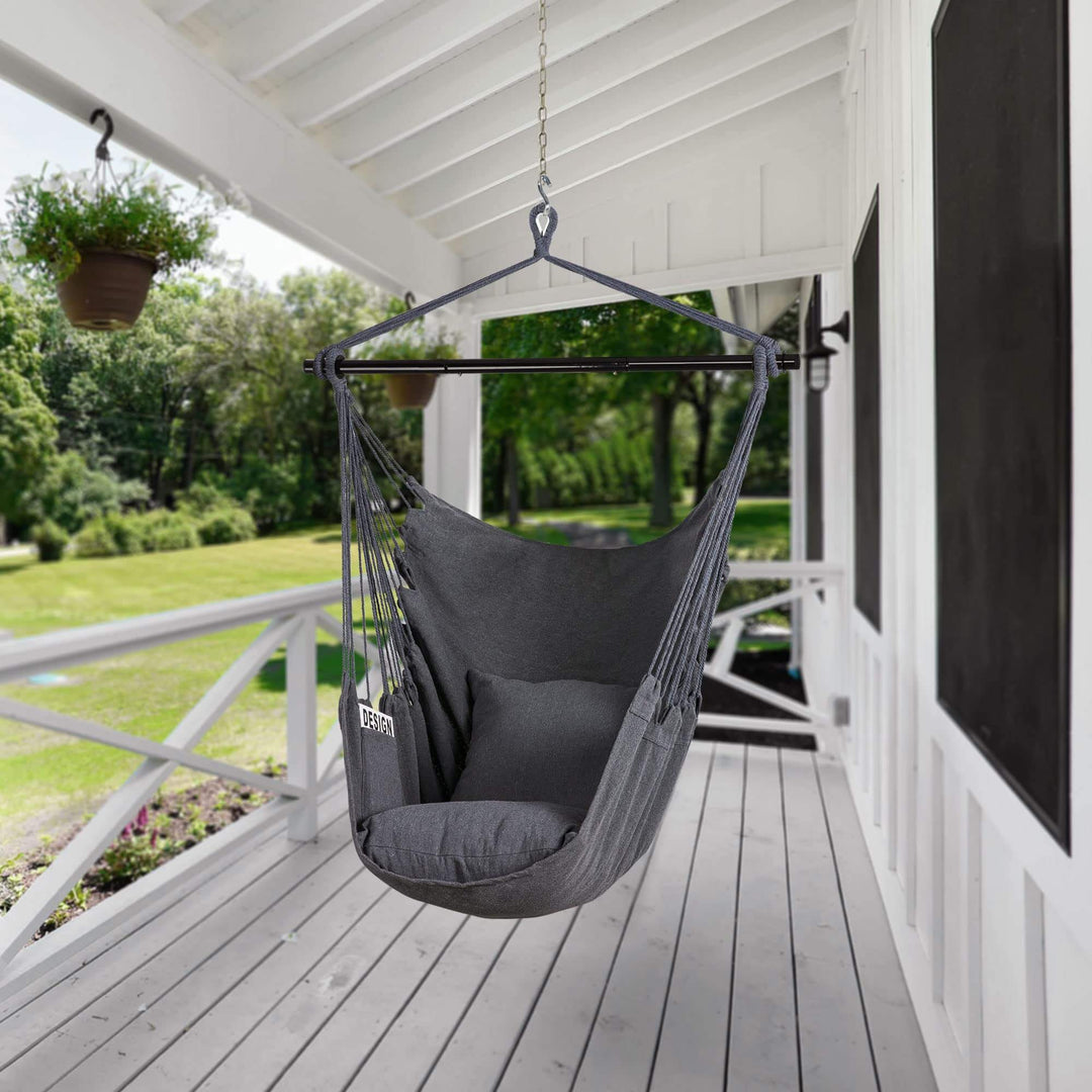 SUNCREAT Hammock Chair Gray#color_gray