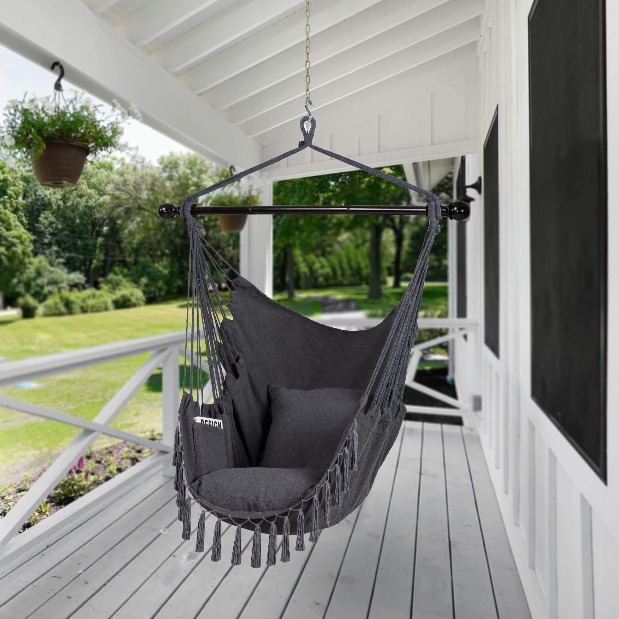 SUNCREAT Hammock Chair Gray#color_gray