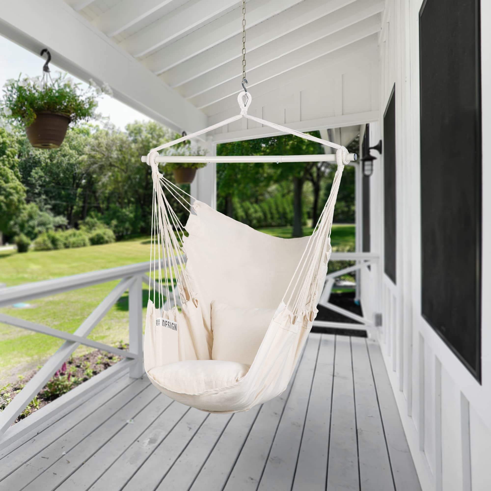 SUNCREAT Hammock Chair White#color_white