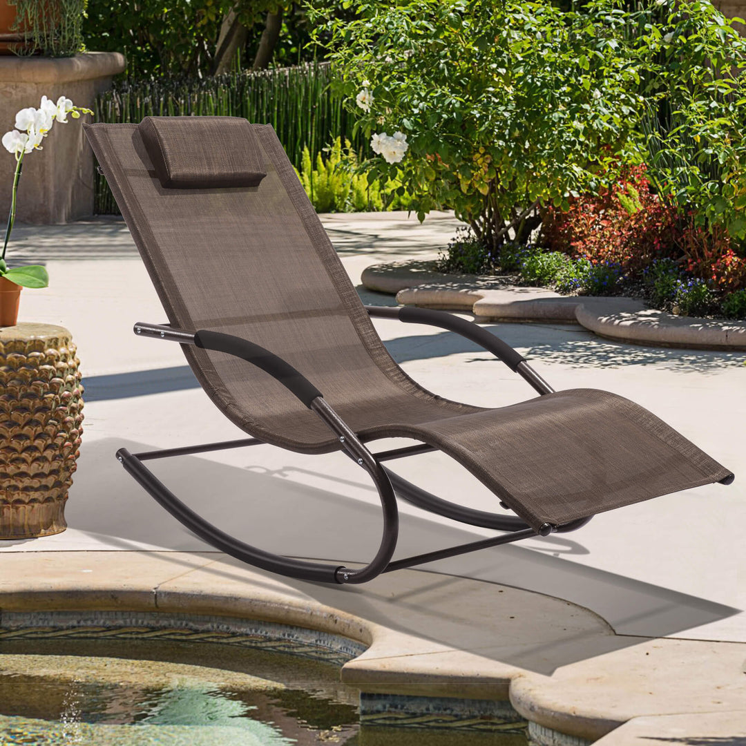 Outdoor Lounge Chair #color_brown-1