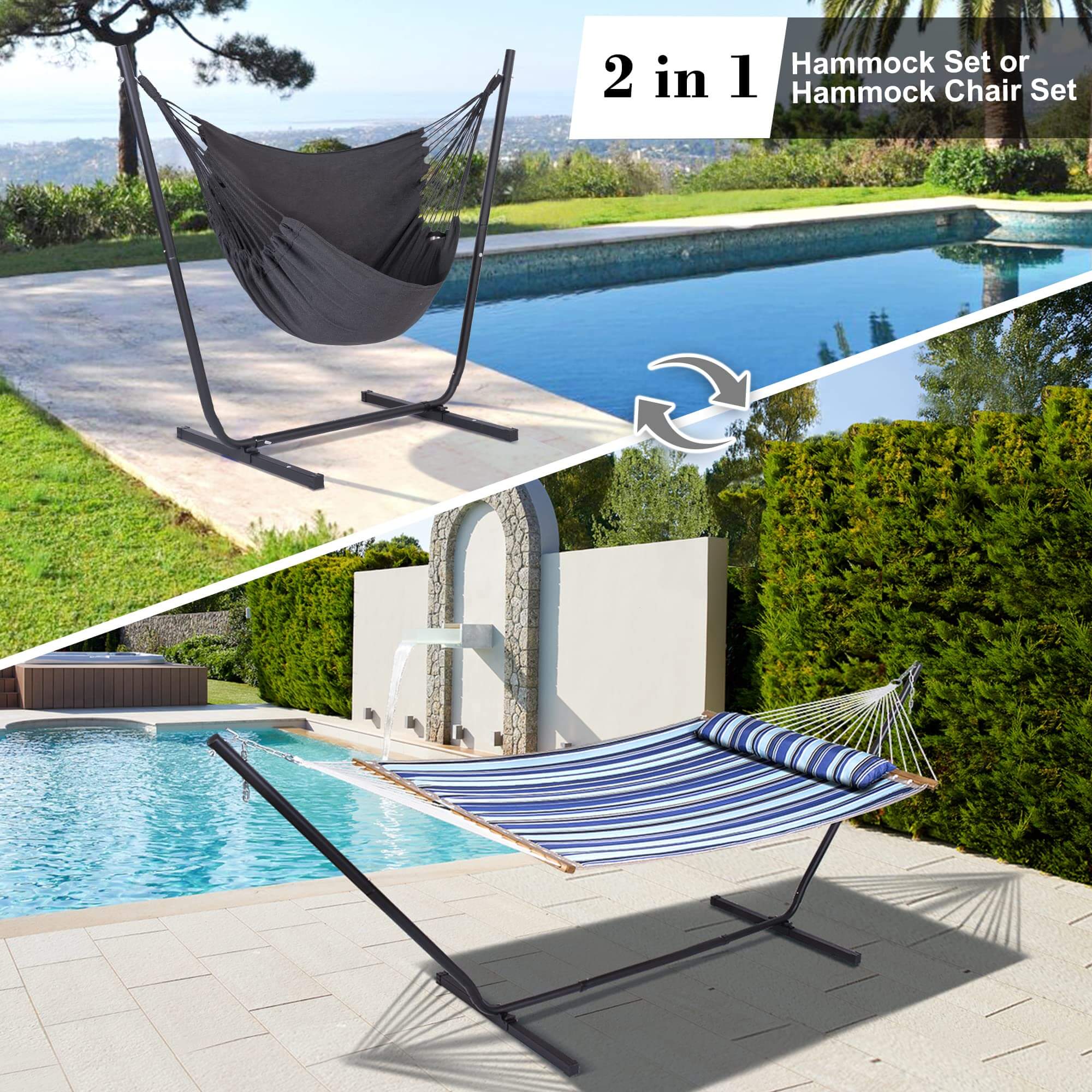 SUNCREAT-2-in-1-Stand-Alone-Hammock-and-Stand-for-Backyard-Patio-Garden-Blue-Stripes#color_blue-stripes