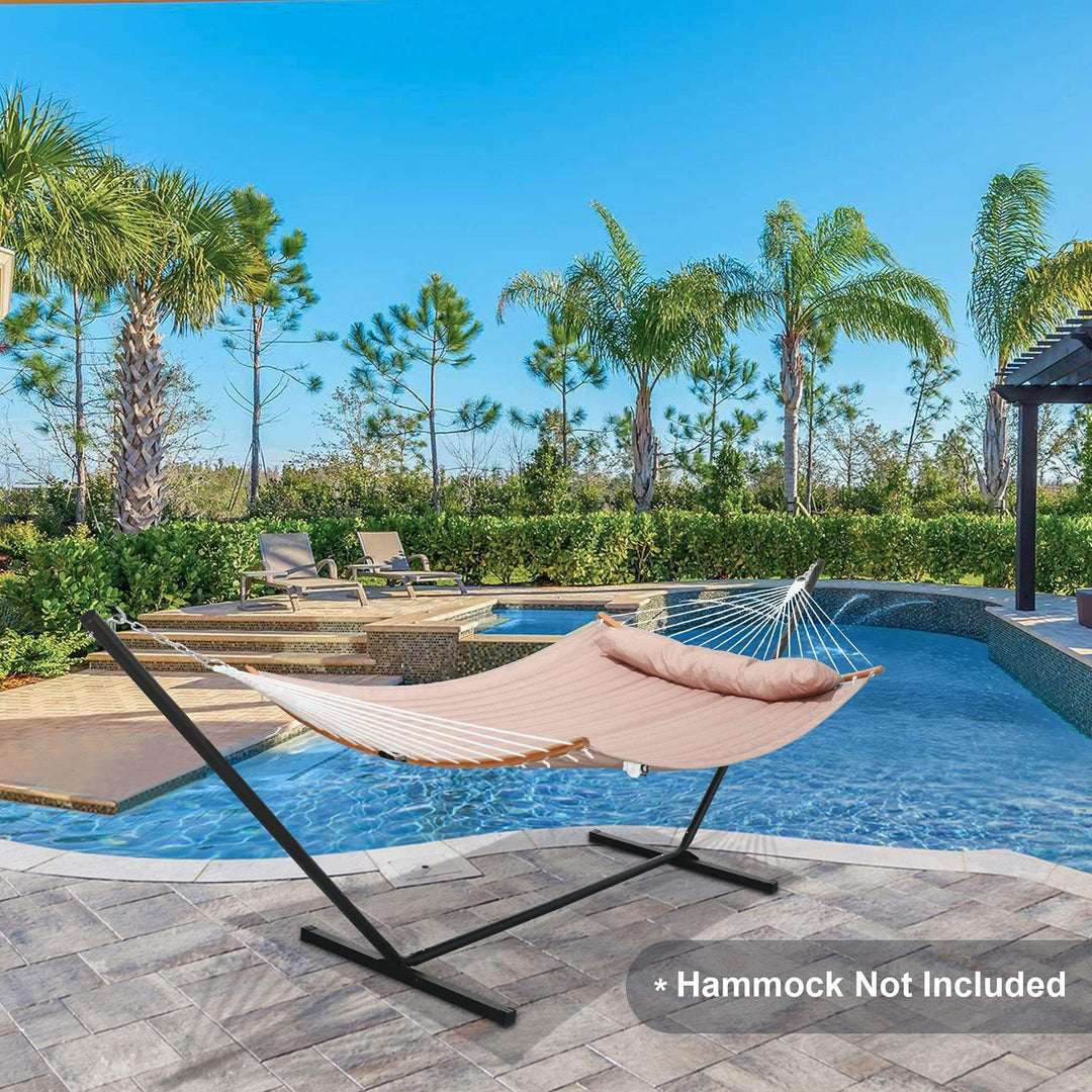 SUNCREAT 12Ft Hammock Steel Stand#color_black