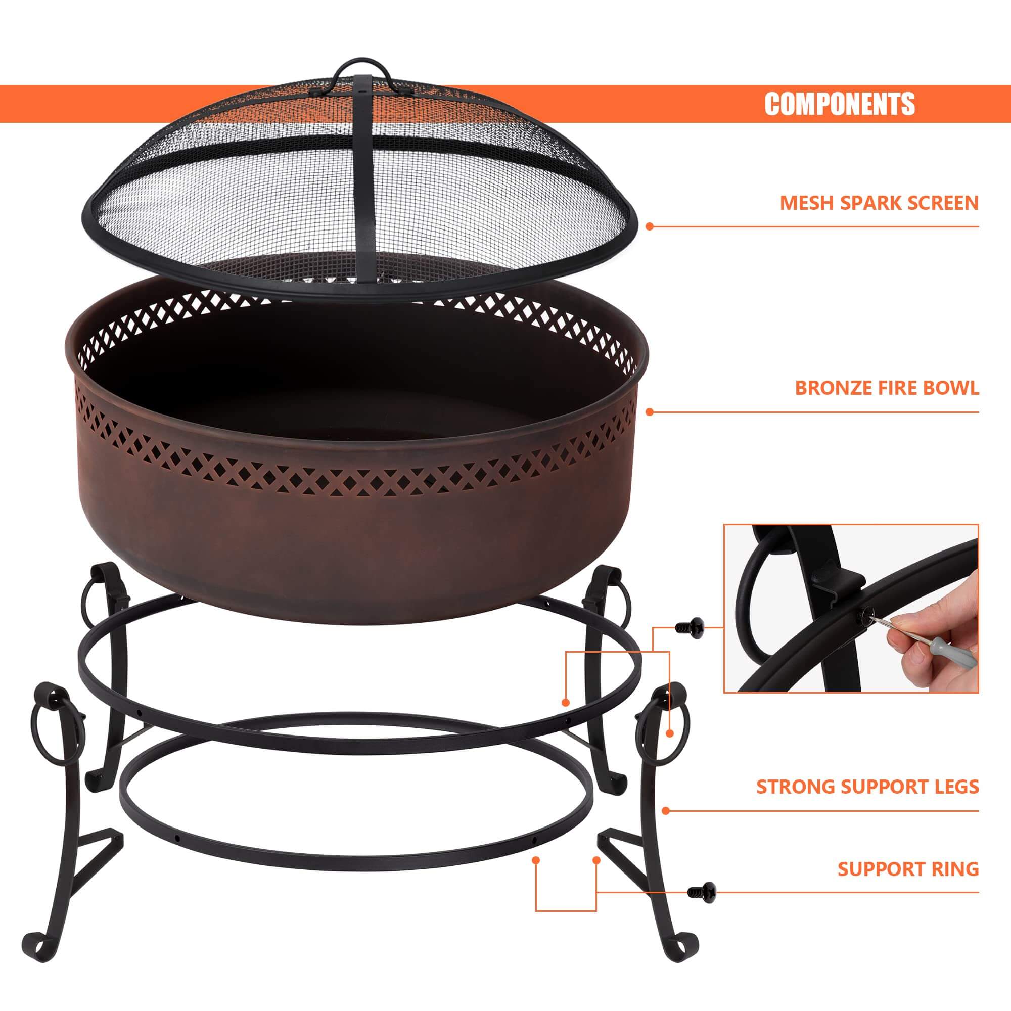 Outdoor-Bonfire-Wood-Burning-Fire-Pit-with-Grill-and-Fireplace-Poker#size_36-inch