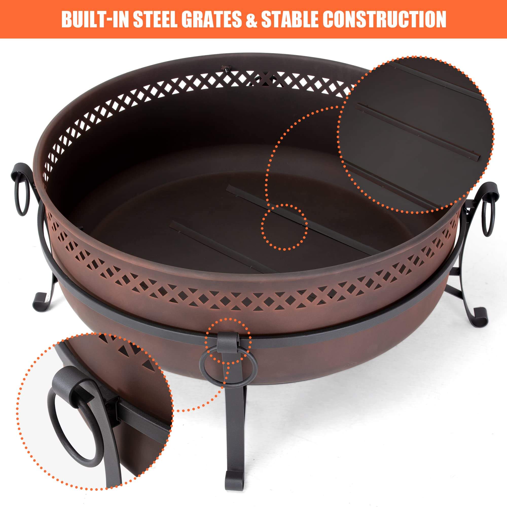 Outdoor-Bonfire-Wood-Burning-Fire-Pit-with-Grill-and-Fireplace-Poker#size_40-inch