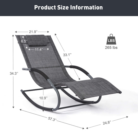 Outdoor Lounge Chair #color_dark-gray-1