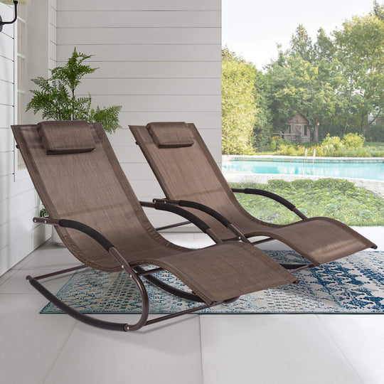 Outdoor Lounge Chair #color_brown-2