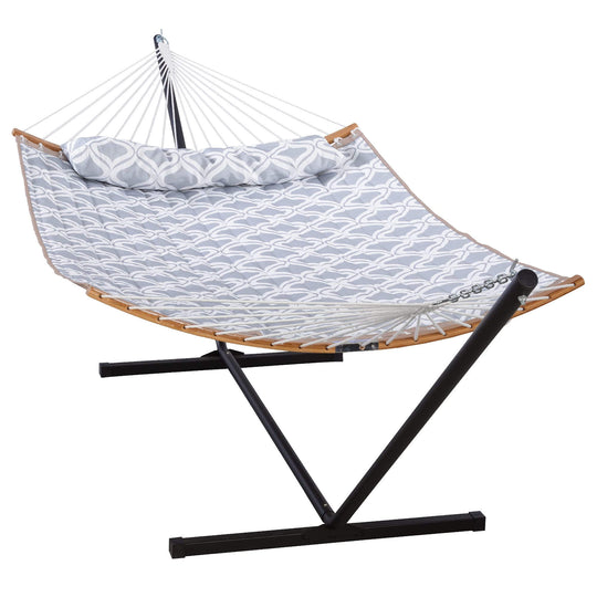 SUNCREAT-Double-Quilted-Hammock-with-Stand-Gray-Drops#color_gray-drops